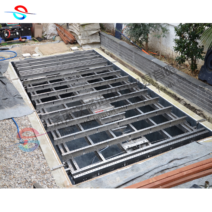 Ss304 316 Stainless Steel Small Double Acting telescopic Hydraulic Lifting Cylinders For Swimming Pool Cover