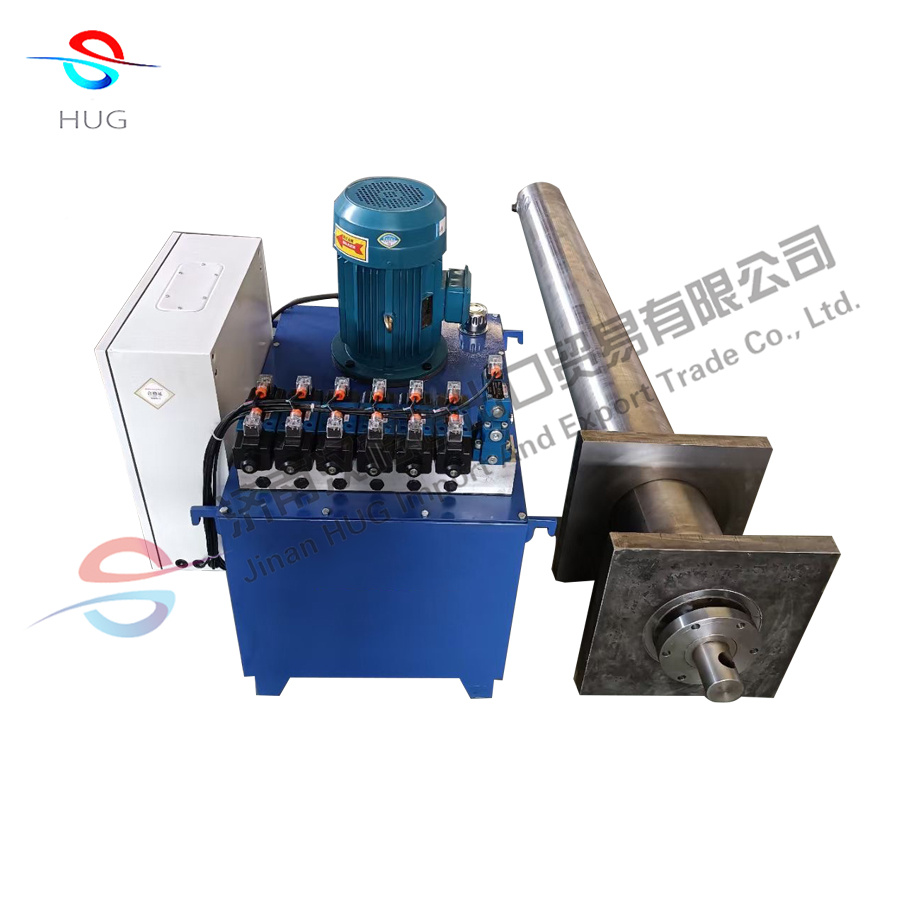 Customized heavy load hydraulic cylinder 300 tons press machine double working hydraulic pump station