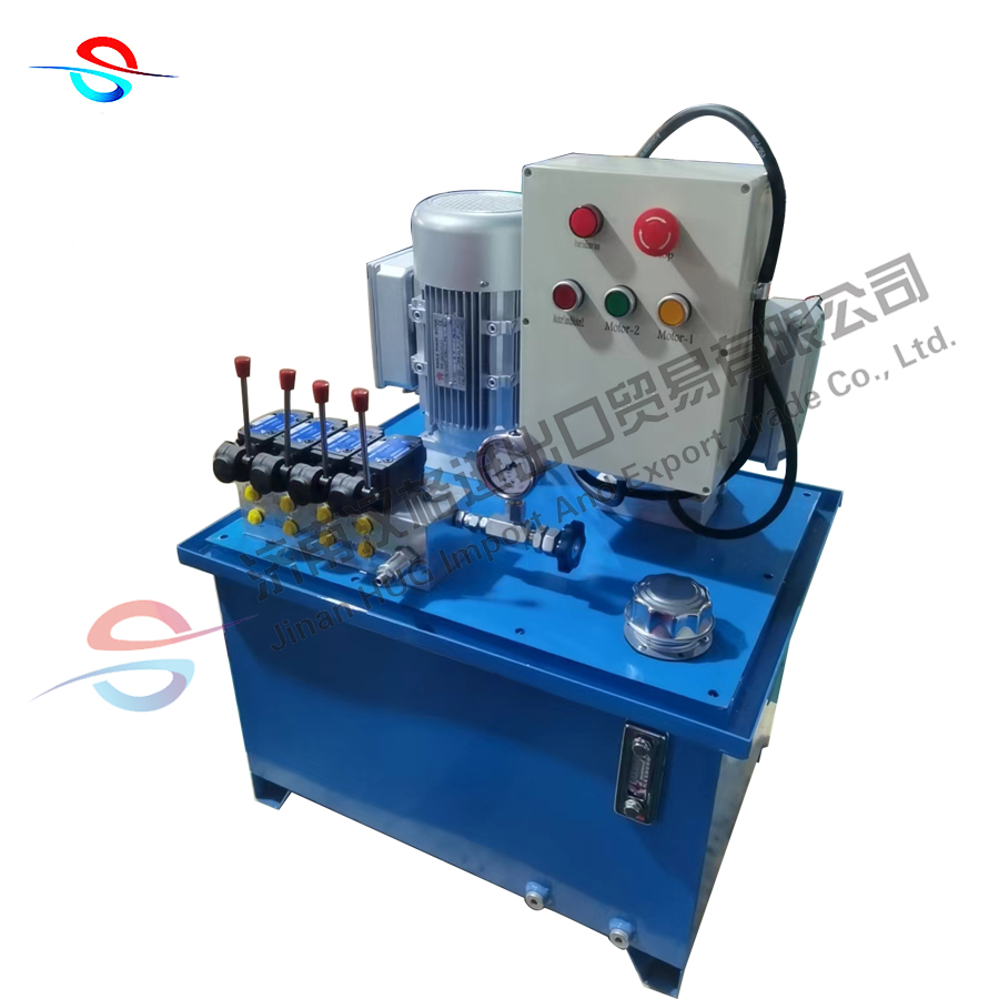 Power System Factory Custom Single or Double Way Hydraulic Pump Station Gear Power Pack 220V 415V.jpg