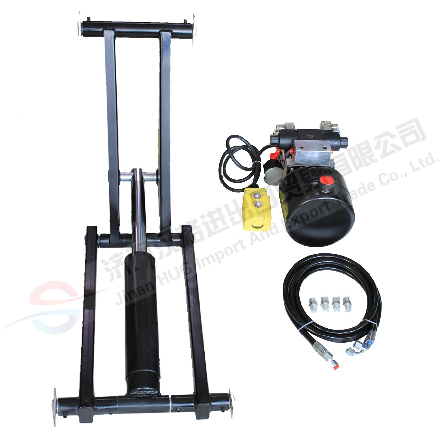 Double Acting Hydraulic Scissor Hoist Lift Kit KRM Double Acting Telescopic Hydraulic Cylinder