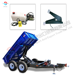 KRM double acting telescopic hydraulic cylinder scissors bracket dump trailer lift kit