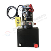 Telescopic multi stage hydraulic cylinder under the body for dump trailers
