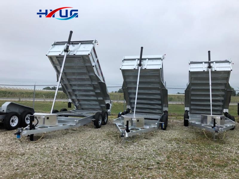 Front Mount Trailer Body UTC Telescopic Kit High Quality Single Acting Hydraulic Cylinder for Trailer