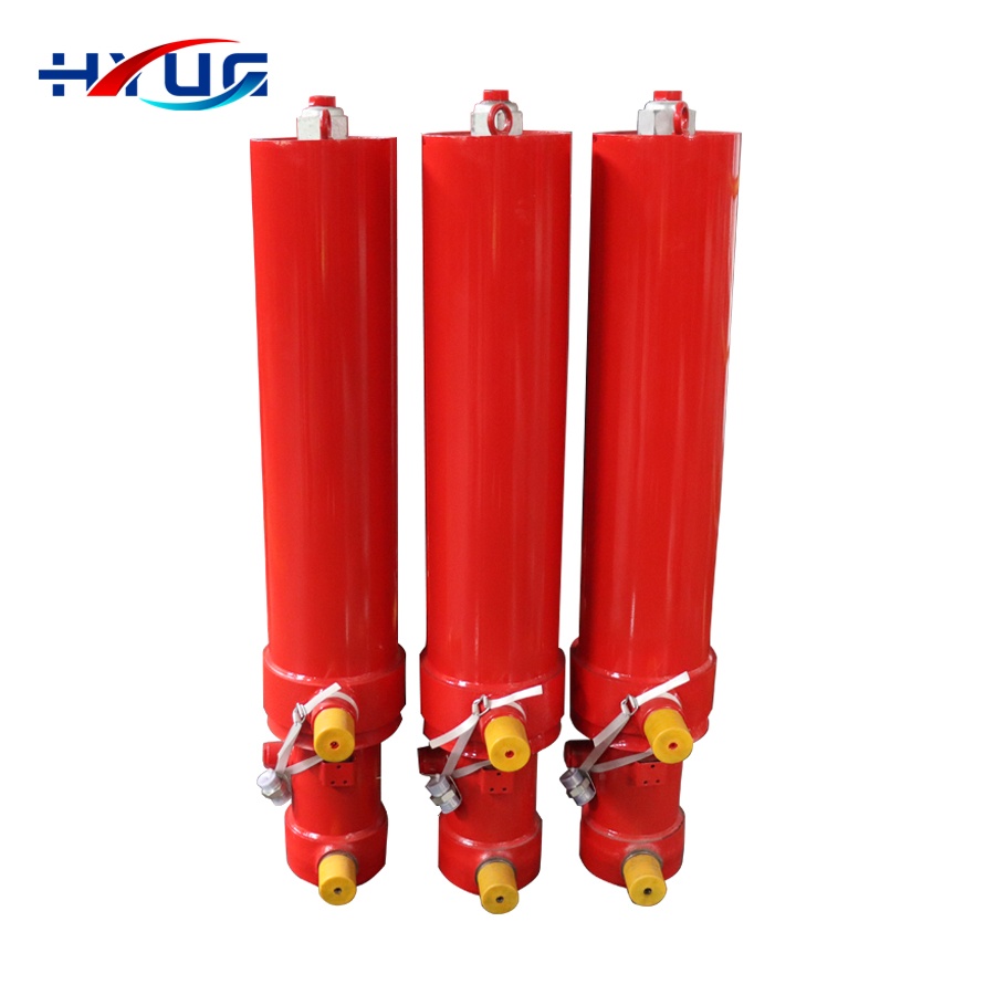 Front Installation FE FC Type Multistage Hydraulic Cylinder Long Stroke for 30-50 Ton Dump Trucks