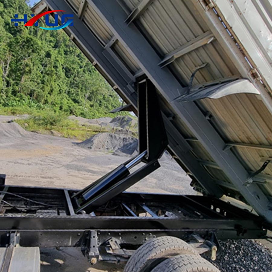 12v 24v Double Acting Scissor Type Hydraulic Lifting Accessories for Easy and Stable Installation Support on Dump Trucks