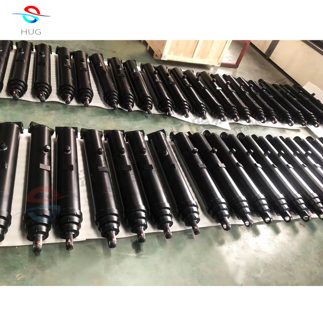Telescopic Single Acting Hydraulic Jack Hydraulic Ram Hydraulic Cylinder Used For Dump Truck