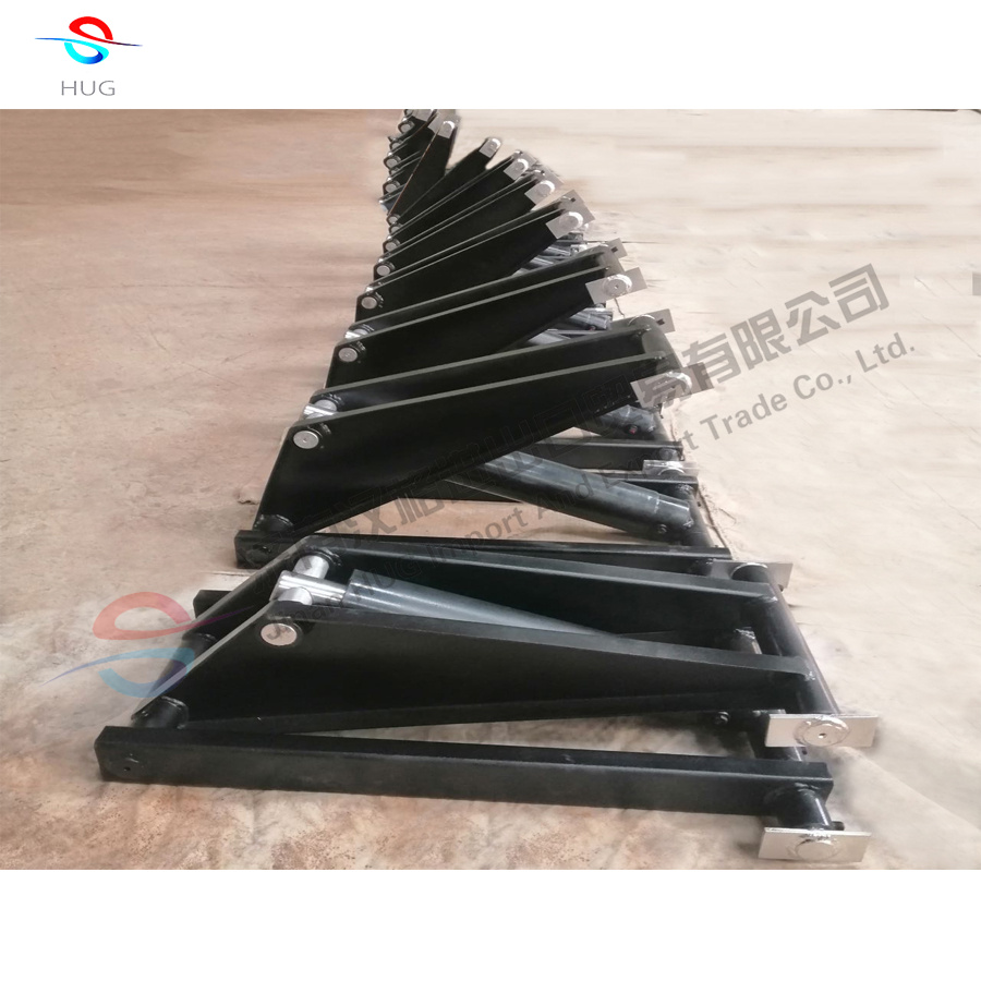 KRM double acting telescopic hydraulic cylinder scissors bracket dump trailer lift kit