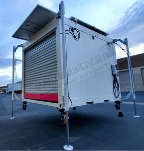 Moving container house shipping container hydraulic lifting hoist system for container