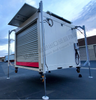 Movable sturdy telescopic double acting wired control lift hydraulic cylinder for container house