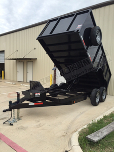 Stable lift hydraulic scissor hoist kit with hydraulic power pack for dump trailer