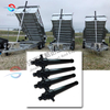 Load capacity of 7 tons HTC telescopic hydraulic cylinders for dump trailer