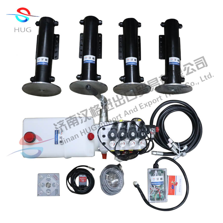 5 tons RV double acting caravan hydraulic accessories CE European market automatic leveling cylinder