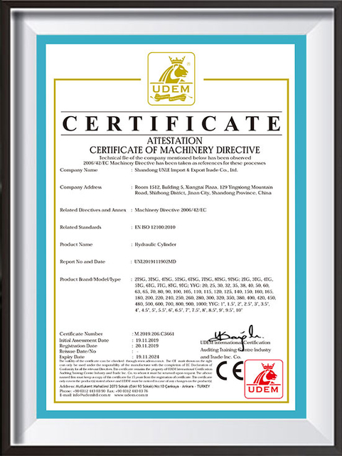 Hydraulic-cylinder-certificate