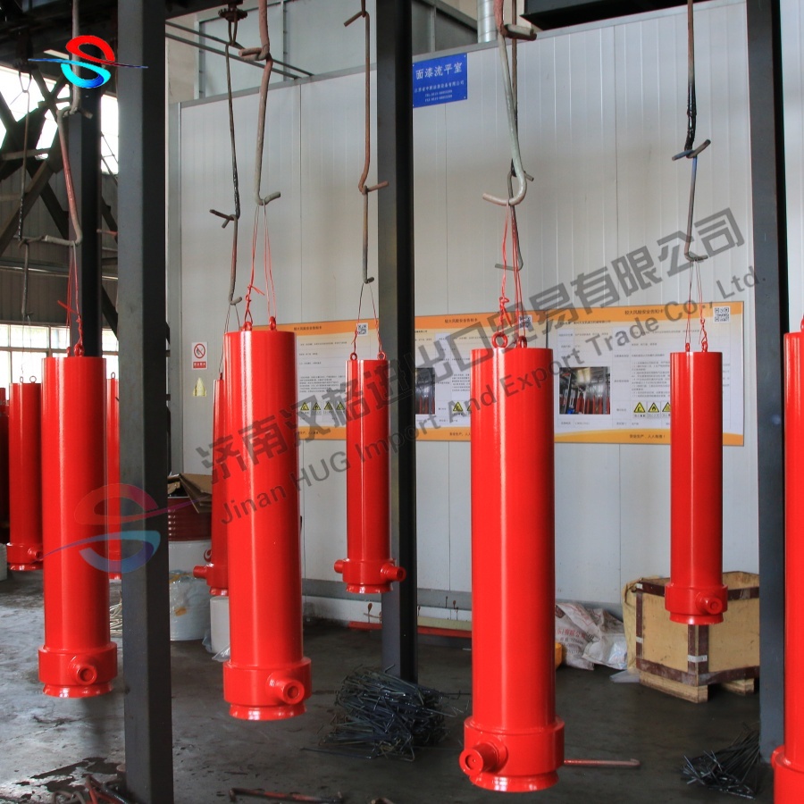 Heavy Duty Multistage Telescopic Hydraulic Cylinder for Front End Dump Truck Lifting Systems