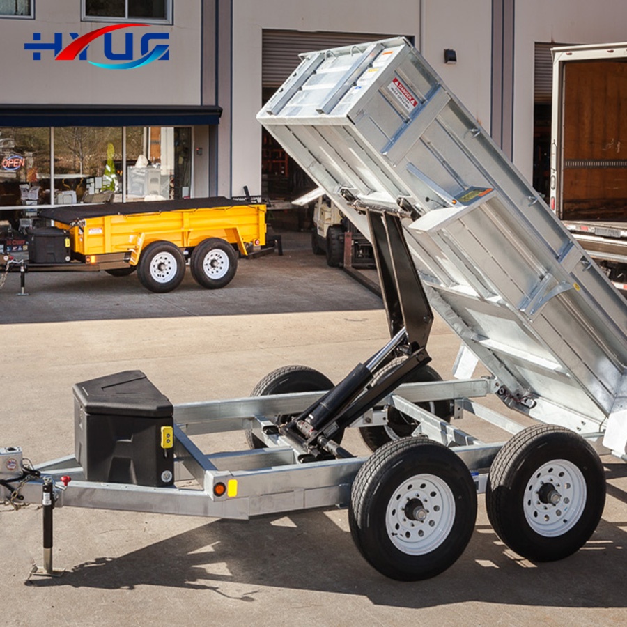 Sturdy Quality 3ton 10ton Load Capacity Telescopic Hydraulic Cylinder Lifting System for Small Trailer