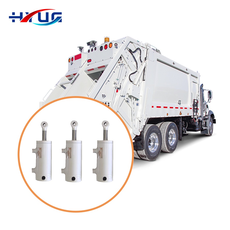 HYUG Custom Hard Chrome Plated Low Leakage Hydraulic Cylinder for Sanitation Vehicles