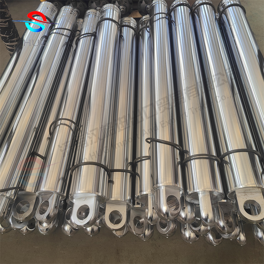 5 Stage Front End Type Custom Dump Truck Telescopic Hydraulic Cylinders