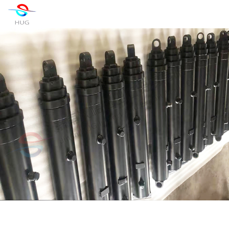 Telescopic Single Acting Hydraulic Jack Hydraulic Ram Hydraulic Cylinder Used For Dump Truck