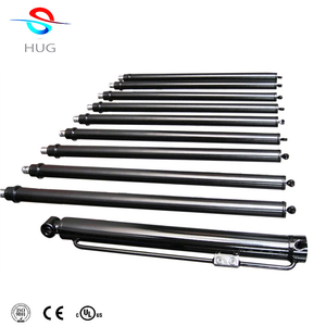 Double acting hydraulic oil cylinder threaded hydraulic actuators hydraulic ram cylinder for lift
