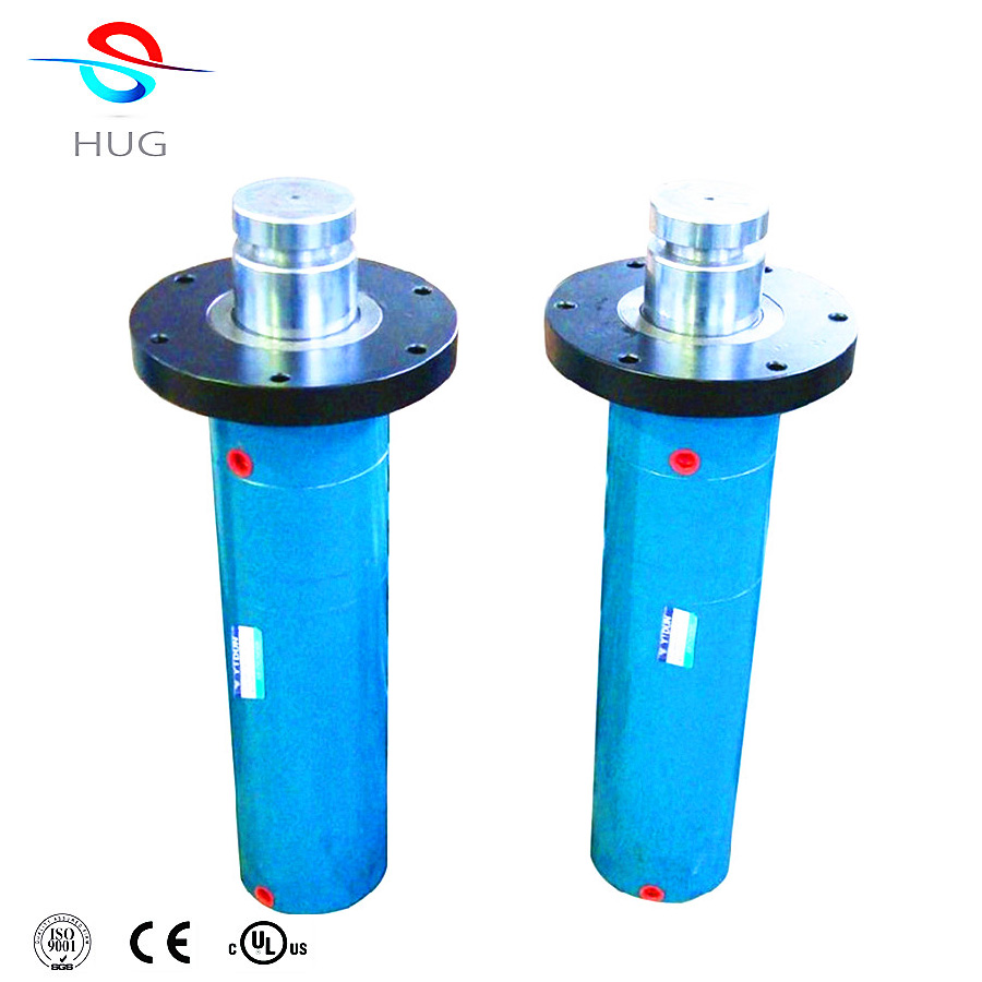 Customized hydraulic cylinder long stroke flange installation custom hydraulic system