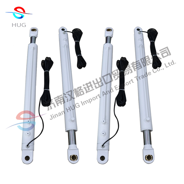 Rustproof Telescopic Hydraulic Cylinder for Swimming Pool Covers and Yacht Hoisting Systems