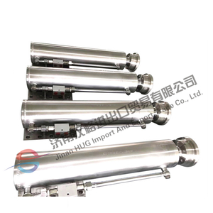 Ss304 316 Stainless Steel Small Double Acting telescopic Hydraulic Lifting Cylinders For Swimming Pool Cover