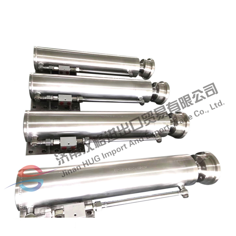 Ss304 316 Stainless Steel Small Double Acting telescopic Hydraulic Lifting Cylinders For Swimming Pool Cover