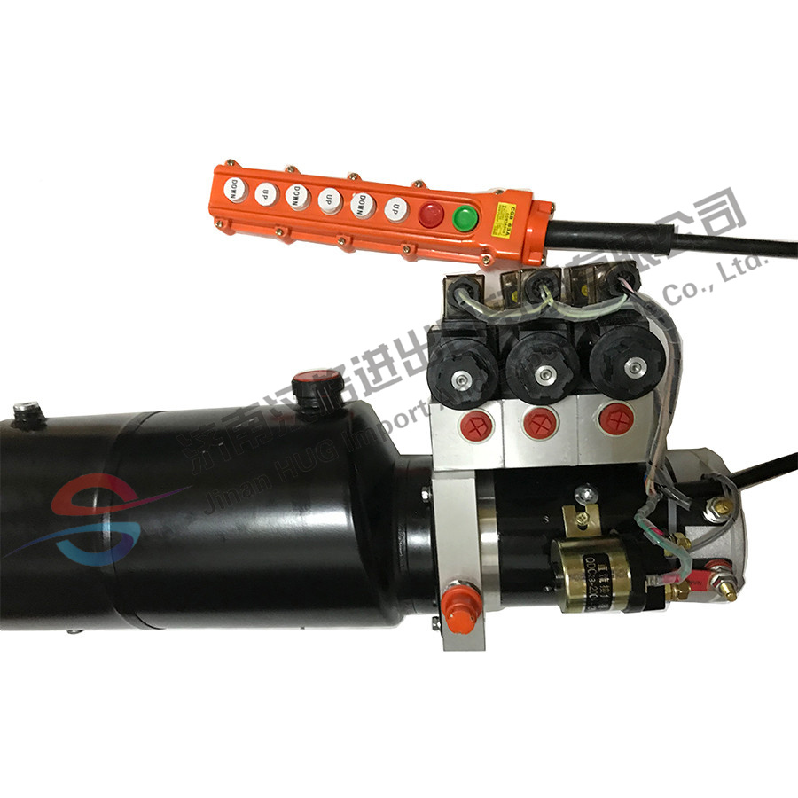 China factory support customized durable 12 volt 24 volt DC motor hydraulic power unit