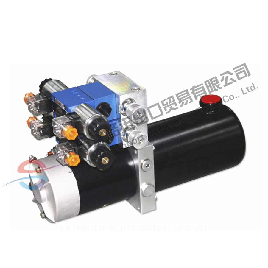Mini hydraulic power unit reversible motor 12 volt double direction hydraulic power pack