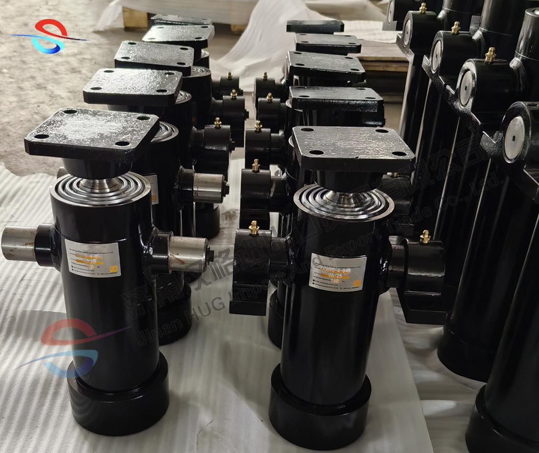 3-20 Ton Agricultural Dump Trailer Long Service Life and Durability Single Acting Hydraulic Cylinder Trailer Hydraulic Lift Kit