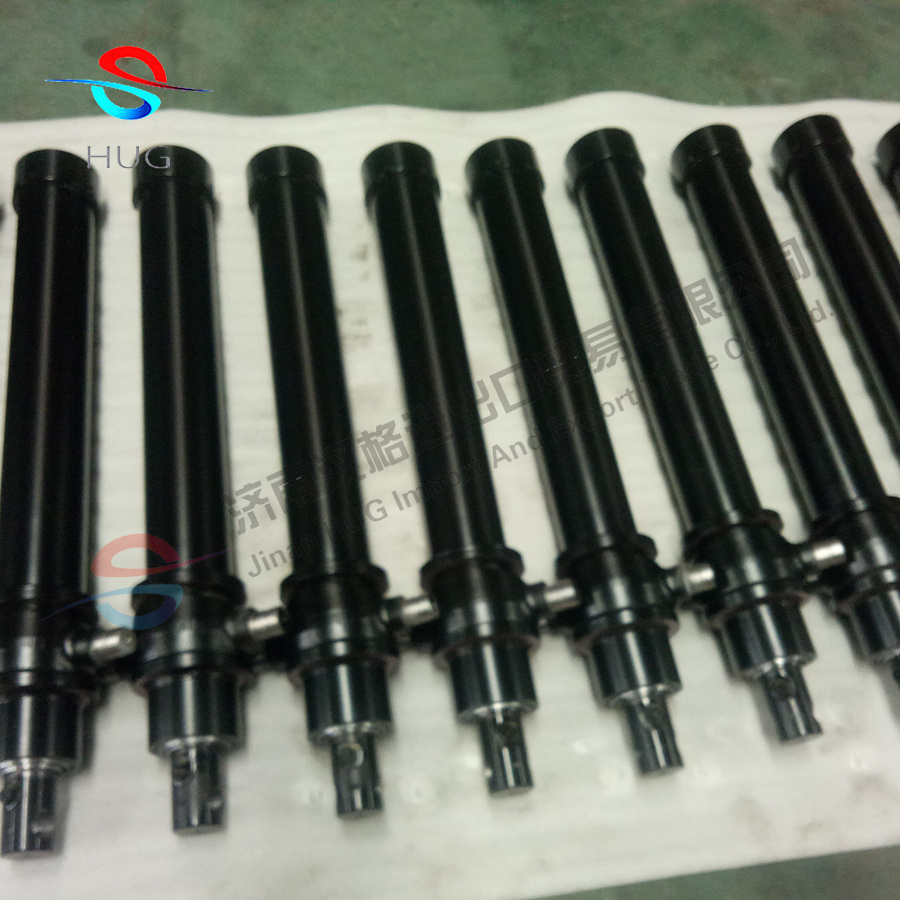 Cost-effective inverted mounting HTC single working telescopic multi-stage hydraulic cylinder