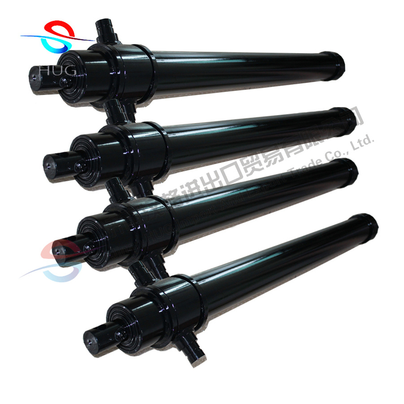 Series Multi-stage Hydraulic Cylinder with Mounting Bracket for Truck ...