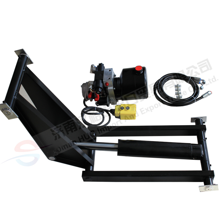Double Acting Hydraulic Scissor Hoist Lift Kit KRM Double Acting Telescopic Hydraulic Cylinder
