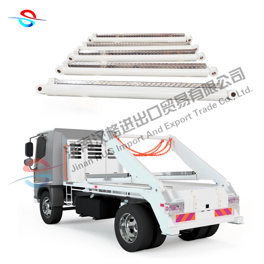 America Use High Tensile Double Box Extruded Multi-Deck Carrier Car Inboard Tilt Trailer Hydraulics Cylinder