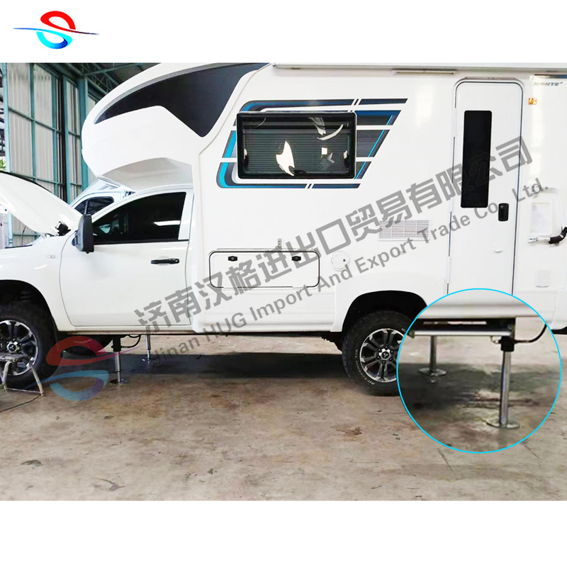 Double acting hydraulic system motorhome auto leveling telescopic hydraulic cylinder
