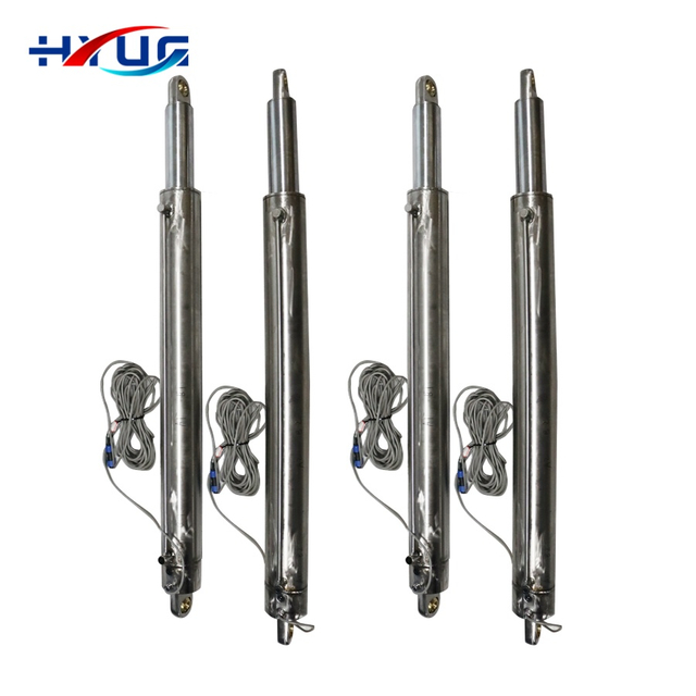 Factory Supply Double Acting Underwater Hoist Cylinder 304 Stainless Steel for Swim Platform