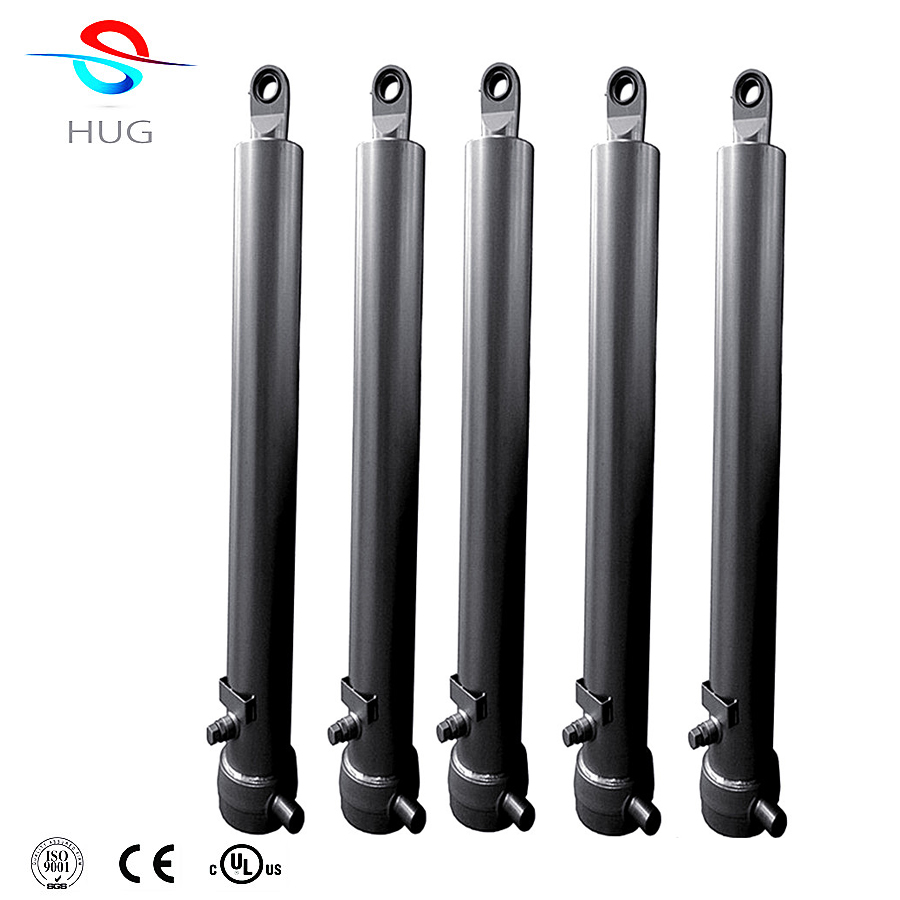 50 ton FE 5 stages high pressure lift system hydraulic cylinder long stroke dump truck trailer