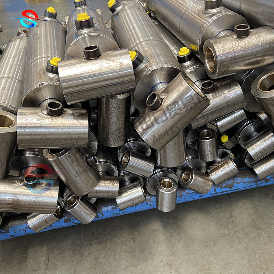 Custom hook loader telescopic hydraulic cylinder long stroke hydraulic system kit