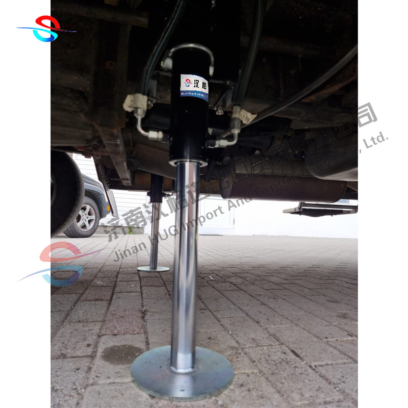 RV motorhome auto leveling system automatic hydraulic lifting system double working hydraulic cylinder
