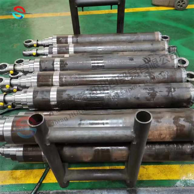 HYUG Manufacturer Customized Dump Truck Sanitation Garbage Truck Double Acting Telescopic Multi Stage Hydraulic Cylinder