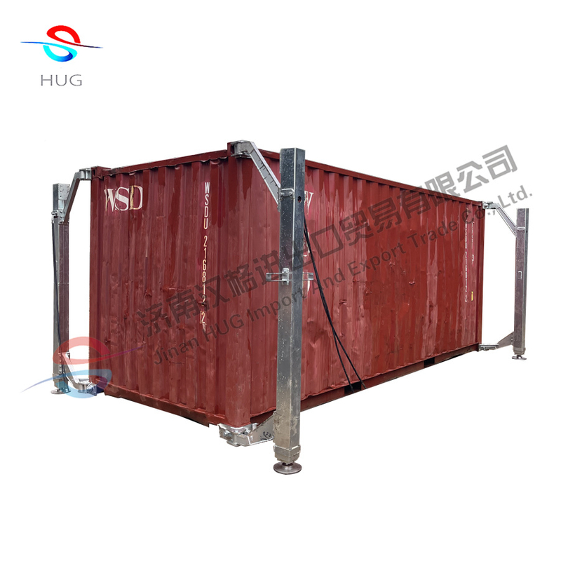 Double acting container lifting system hydraulic jack hydraulic cylinder for container