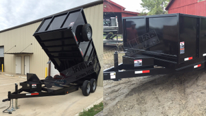 Scissor lifting hoist kit double action hydraulic cylinder load 3-10 ton for tipper trailer