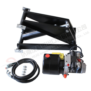 Good Quality Dump Truck Trailer Double Acting Scissor Hydraulic Lift Cylinder Hydraulic Hoist Kit