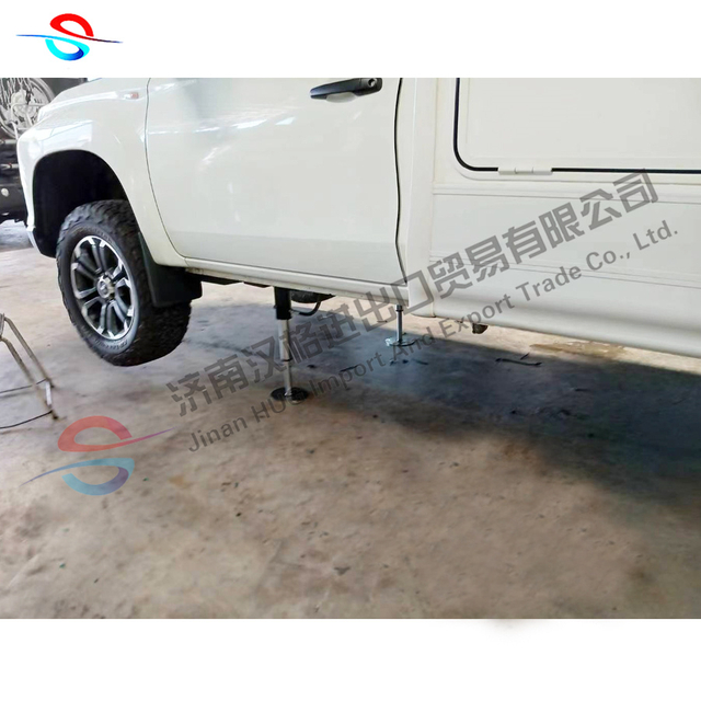 Hot Selling One Button Self Leveling System 10ton Load Double Acting Hydraulic Cylinder Luxury caravan