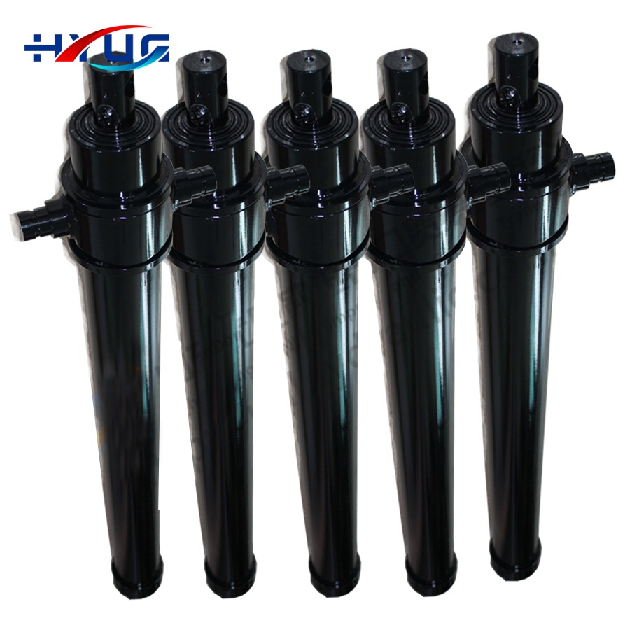 Front Mount Trailer Body UTC Telescopic Kit High Quality Single Acting Hydraulic Cylinder for Trailer