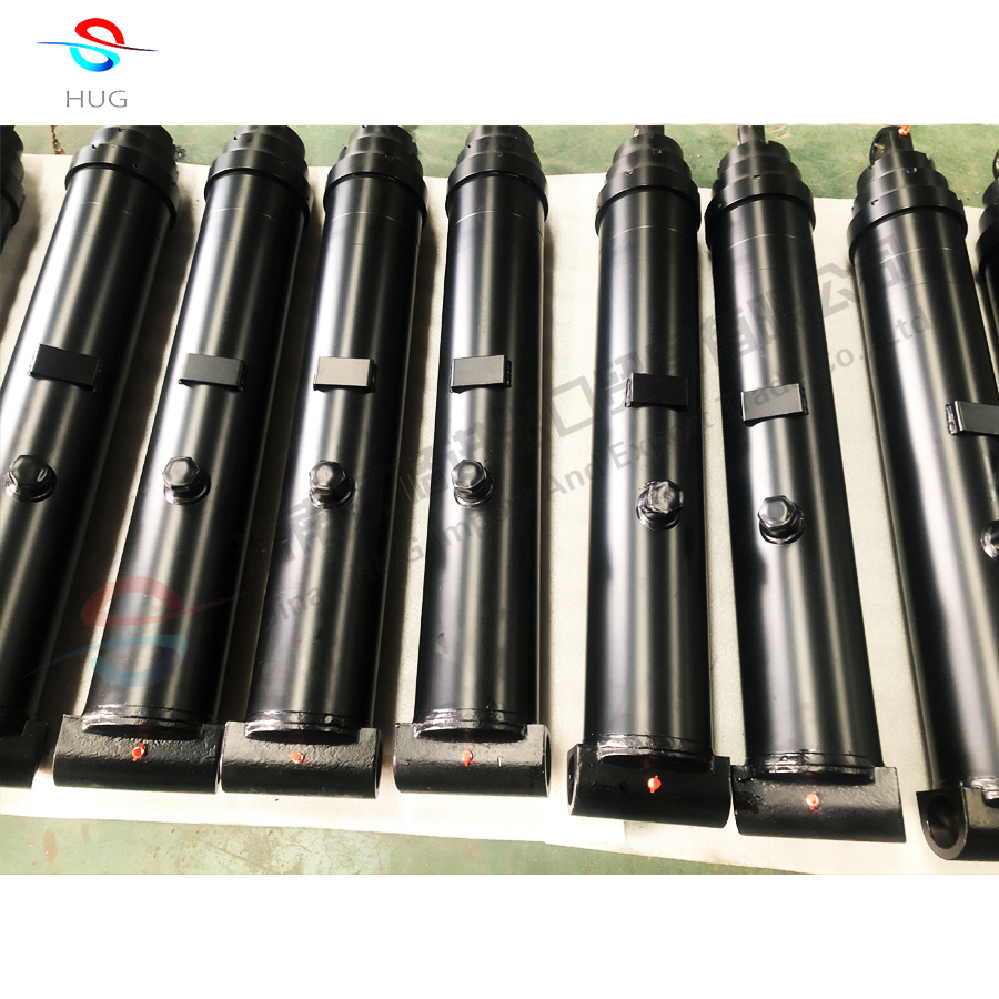 PK Series Large Dump Trucks Hydraulic Cylinder Long Stroke Hydraulic Cylinder