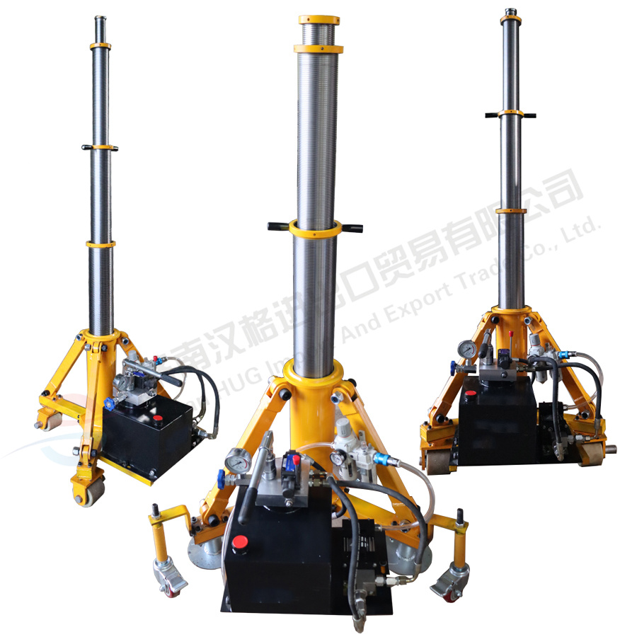 High Pressure Air Driven Hydraulic Pump Station Telescopic Tie Rod Hydraulic Cylinder