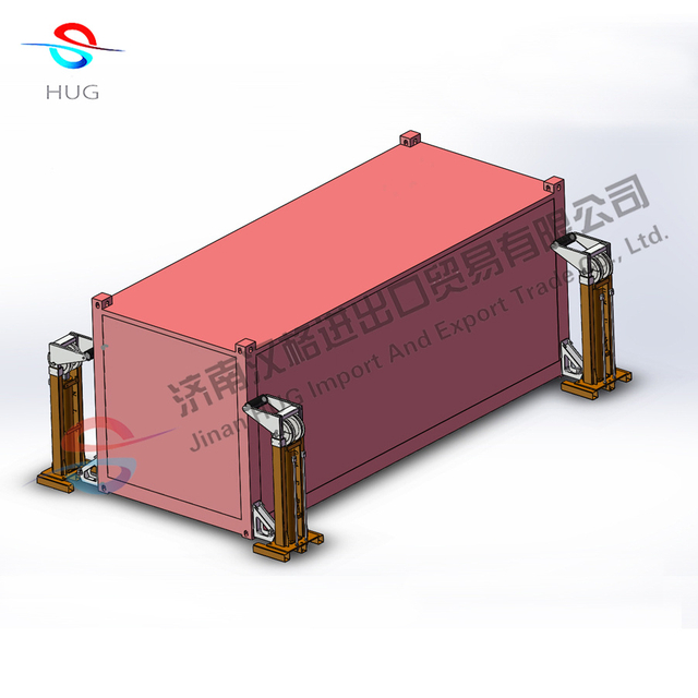 Advanced Standard 6 Ton 10ton 35ton Container Hydraulic Hoist Double Acting Hydraulic Cylinder for Mobile Canteen