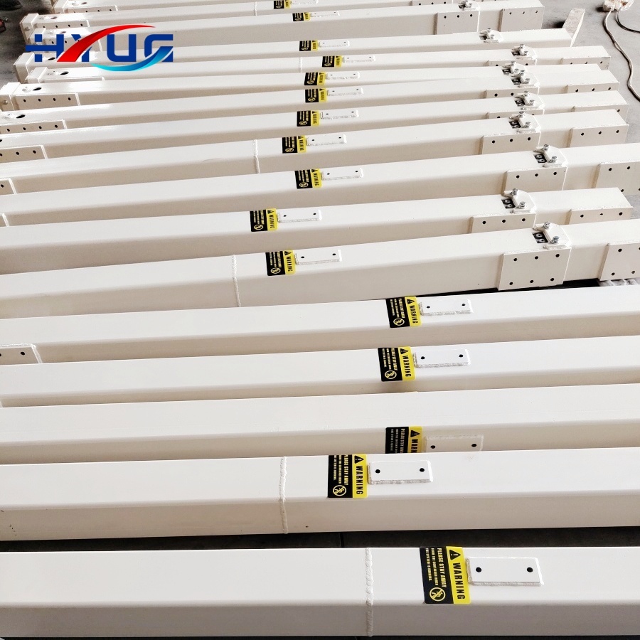 Hydraulic Telescopic Cylinder Container Hoist System with 4 Legs for 20ft Container Leveling