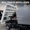 3/6/10 Tons Capacity Double Acting Scissor Type Hydraulic Hoist for Truck Parts16Mpa Pressure ISO9001/CE